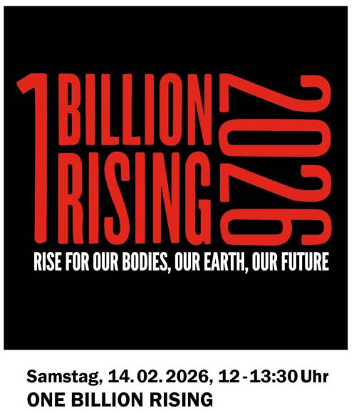 One Billion Rising 2026 am 14.2.26: Maria 2.0 ist dabei!