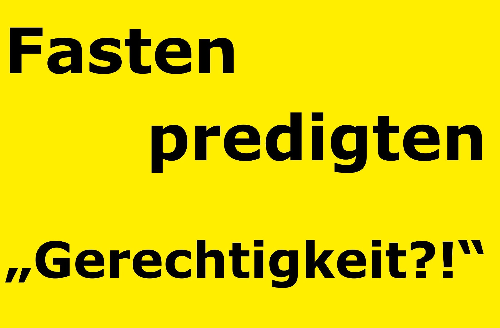Thema der Fastenpredigten 2026: "Gerechtigkeit?!"