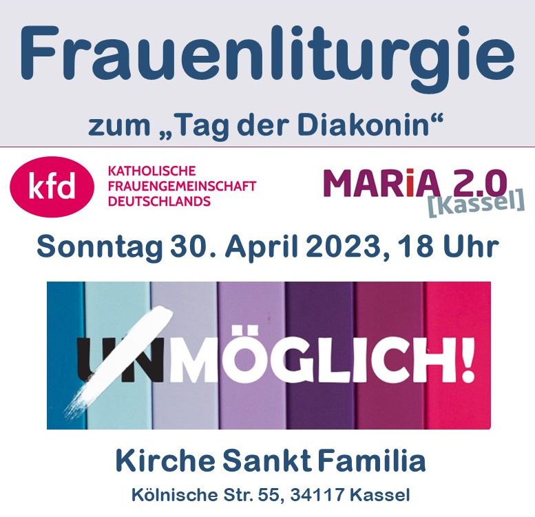 Frauenliturgie zum Tag der Diakonin - am 29.April 23