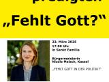 3. Fastenpredigt: &quot;Fehlt Gott in der Politik?&quot; vom 22.03.25 ONLINE