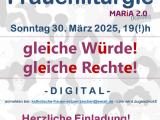 Digitale Frauenliturgie am 30.März 2025