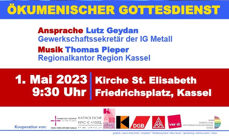Ökumenischer Gottesdienst am 01.05.2023
