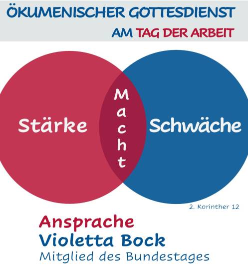Predigt von Violetta Bock, MdB, zum Nachlesen