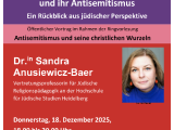 Die antifaschistische DDR und ihr Antisemitismus. Ein Rückblick aus jüdischer Perspektive Vortrag von Dr.in Sandra Anusiewicz-Baer